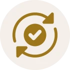 Reload icon with checkmark